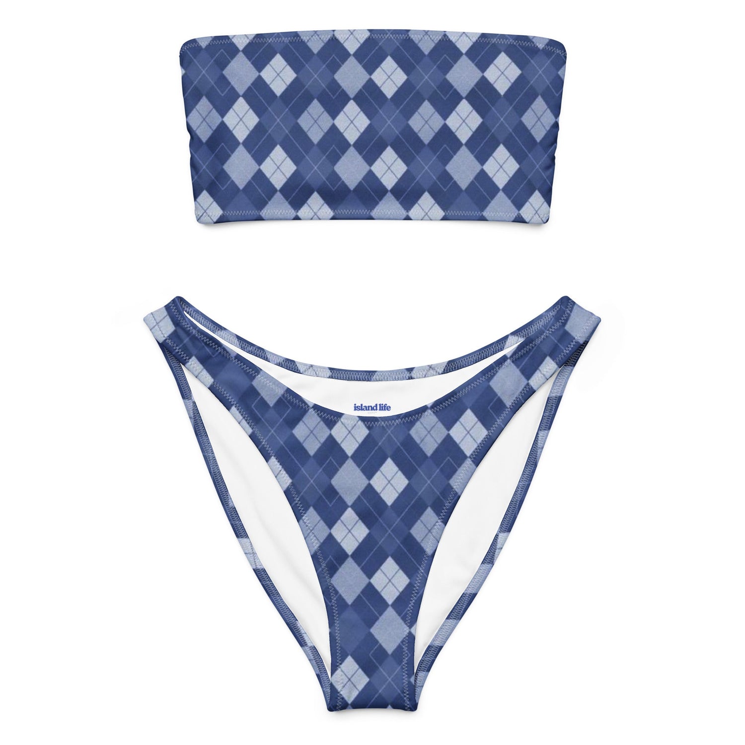 Recycled bandeau bikini
